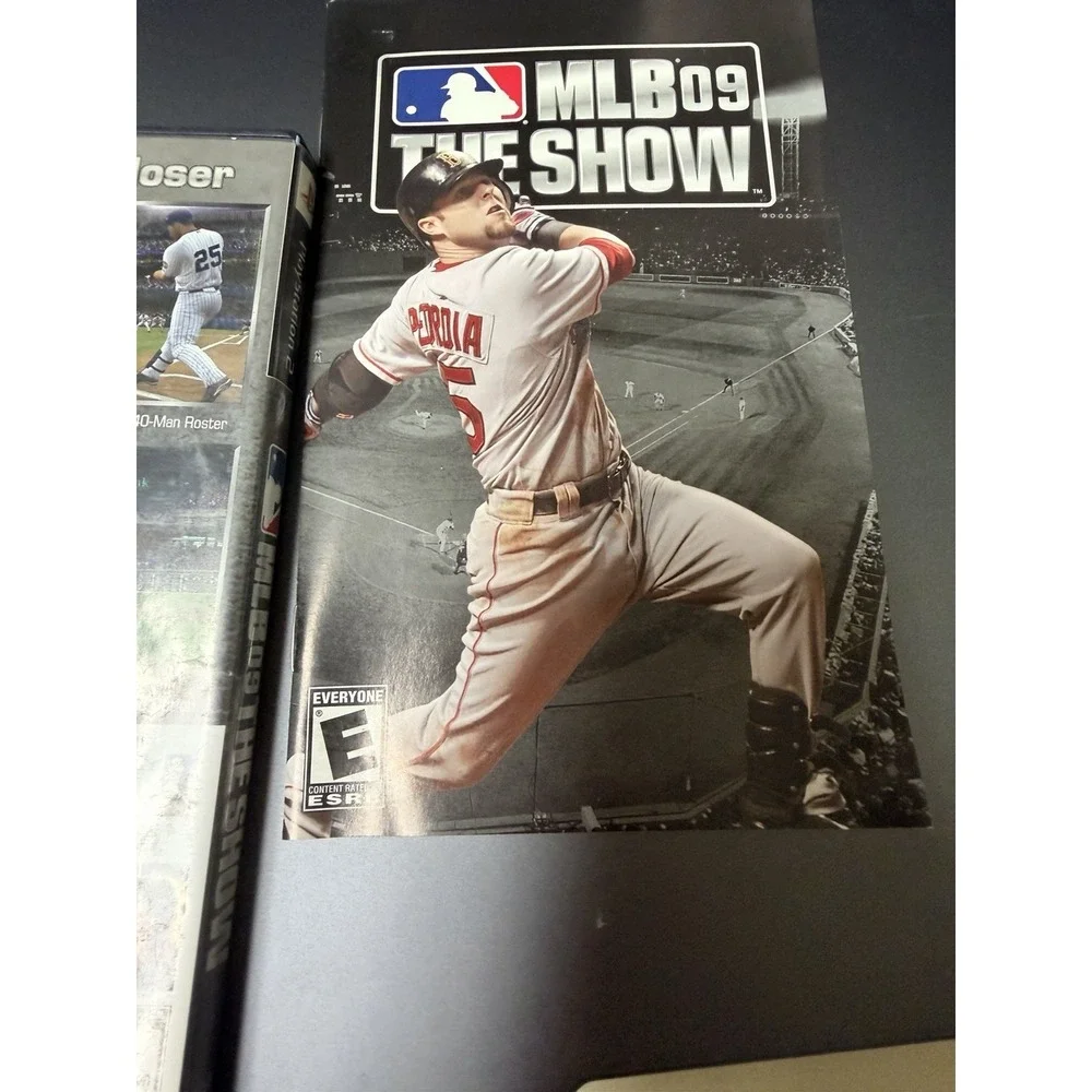 MLB 09 The Show Sony PlayStation 2 PS2 Game‎ with Manual Dustin Pedroia Cover